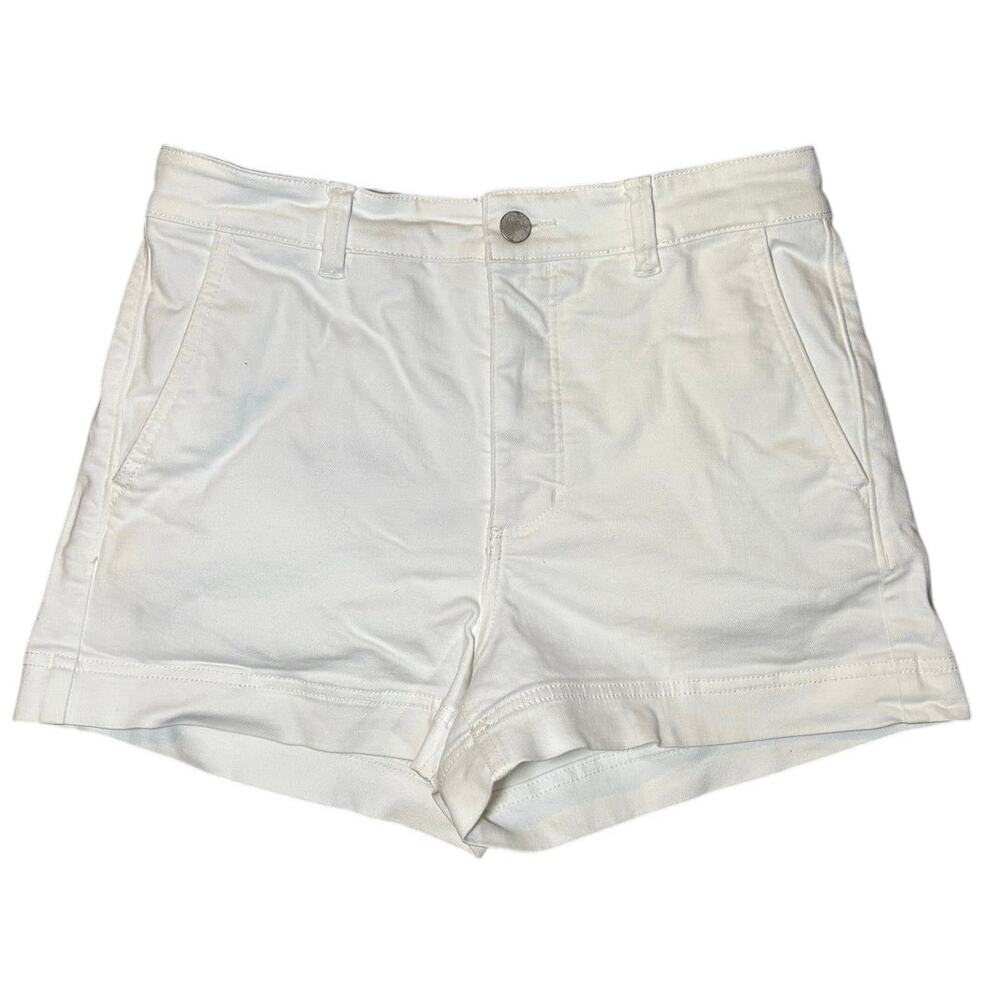 Everlane White Denim High Rise 3-inch Inseam Short Size 6